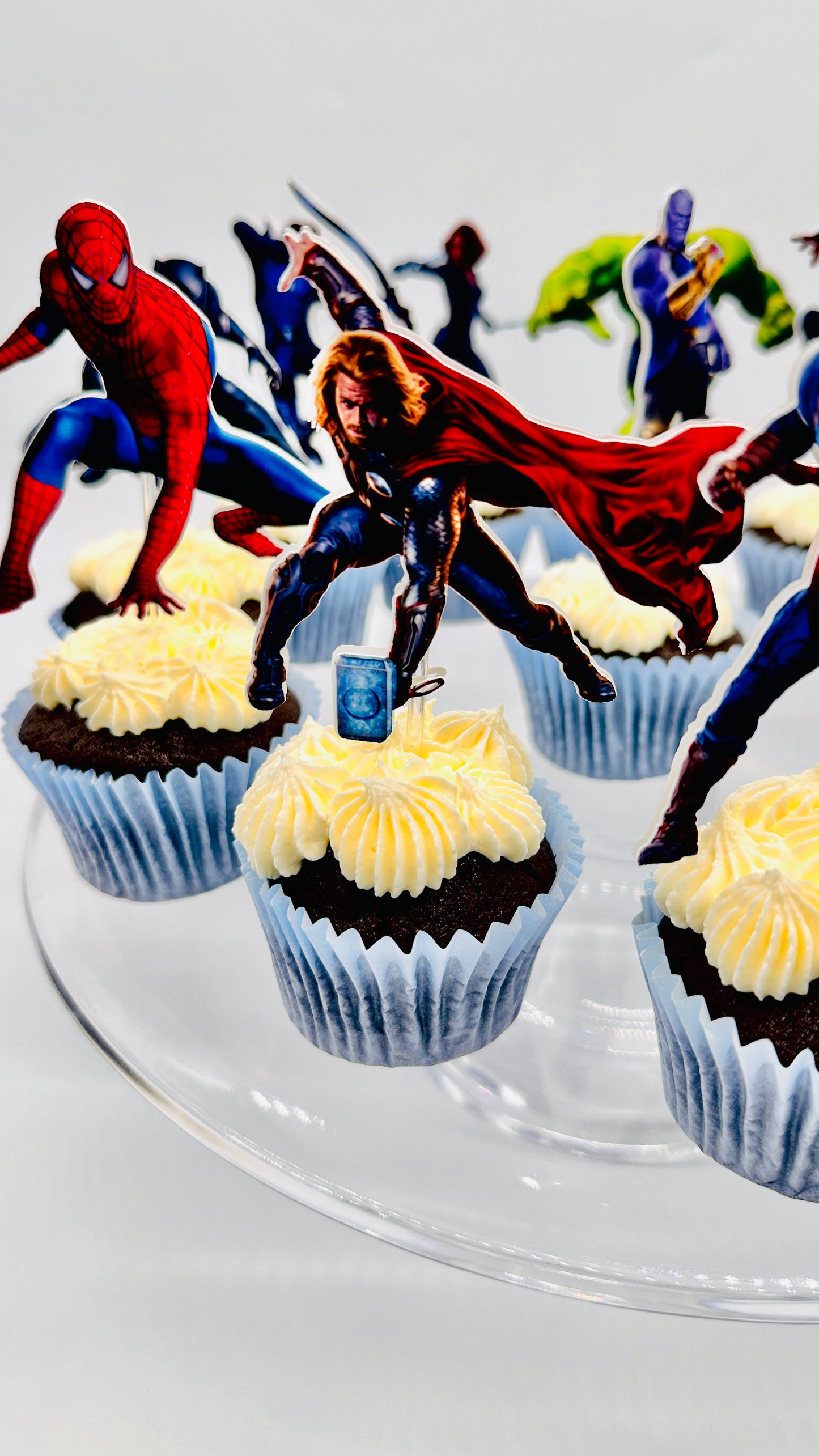 7” Marvel Cake Set