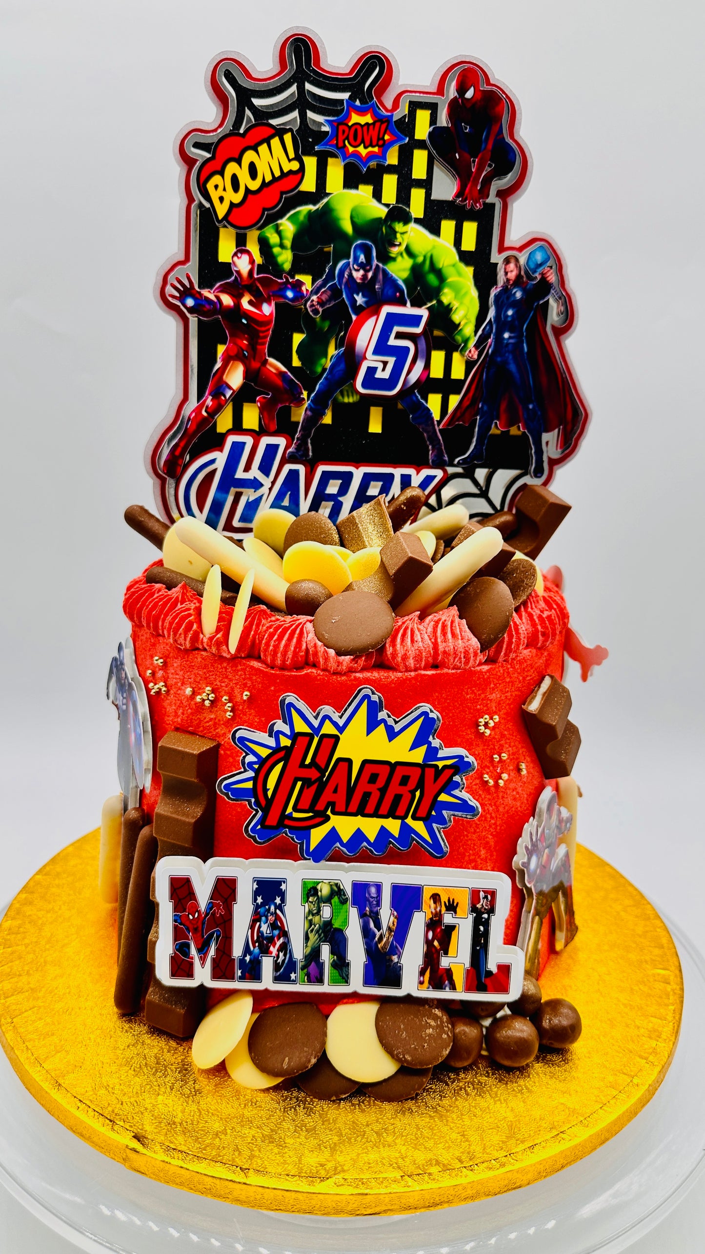 7” Marvel Cake Set